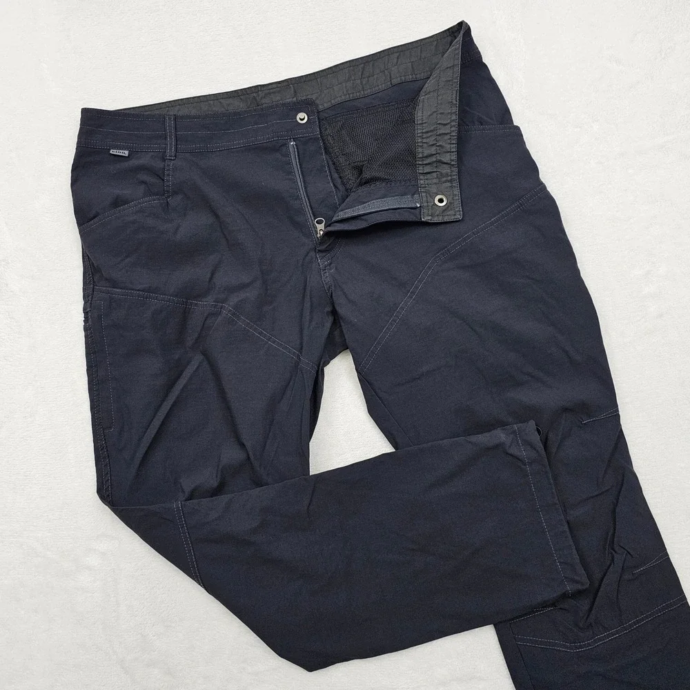 KUHL Renegade Pants Mens 40x29 Dark Gray Technical Hiking Outdoor Gorpcore